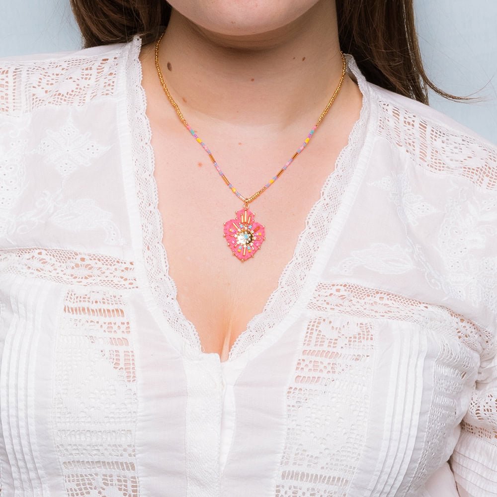 Collier Pendentif Fantaisie Ex Voto JULIA