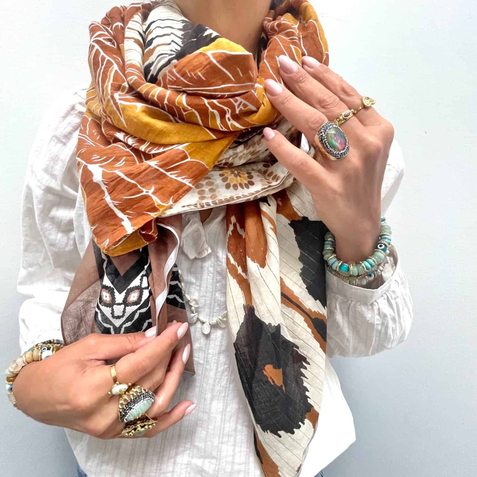 FOULARD OVERSIZE MULTICOLORE19