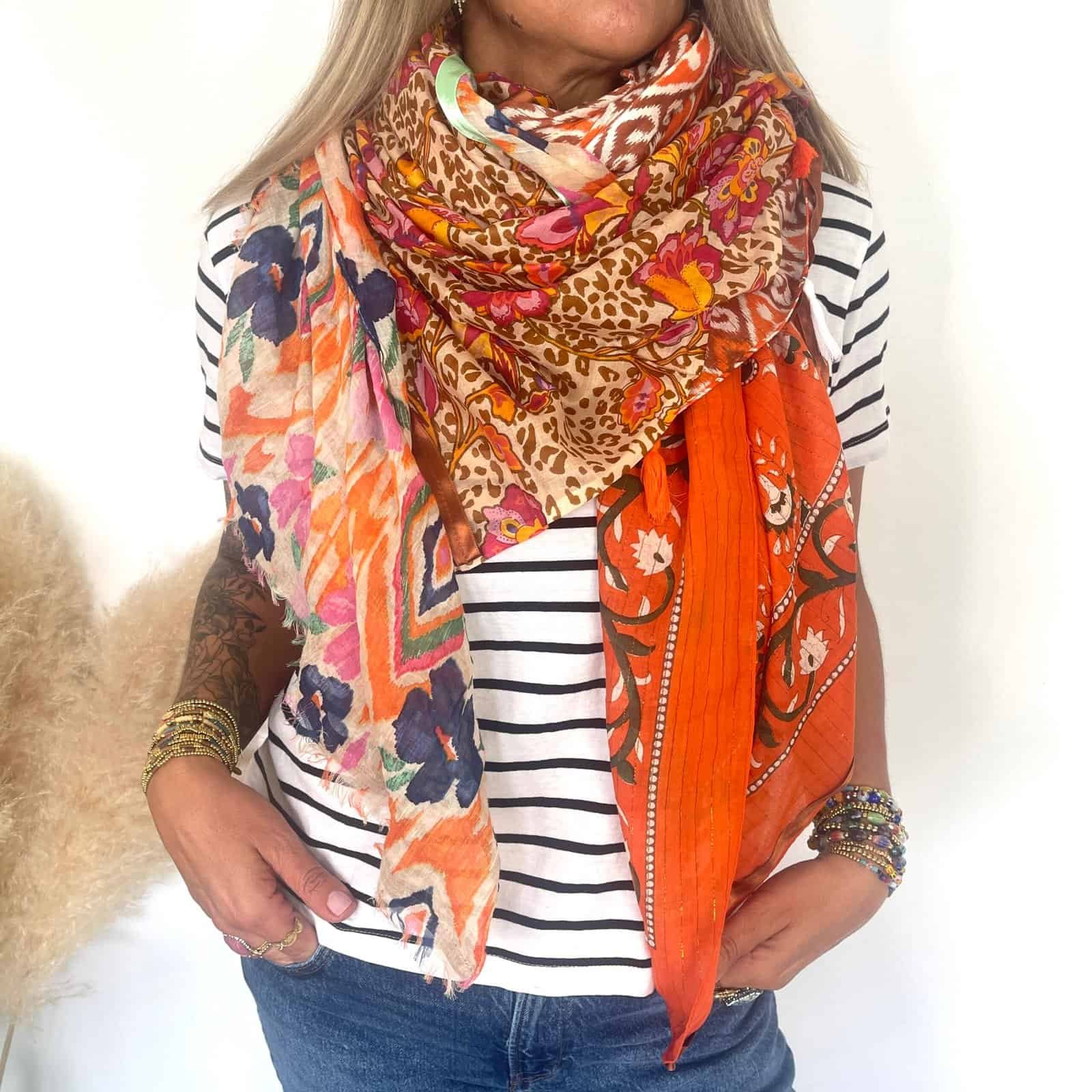 FOULARD OVERSIZE MULTICOLORE39