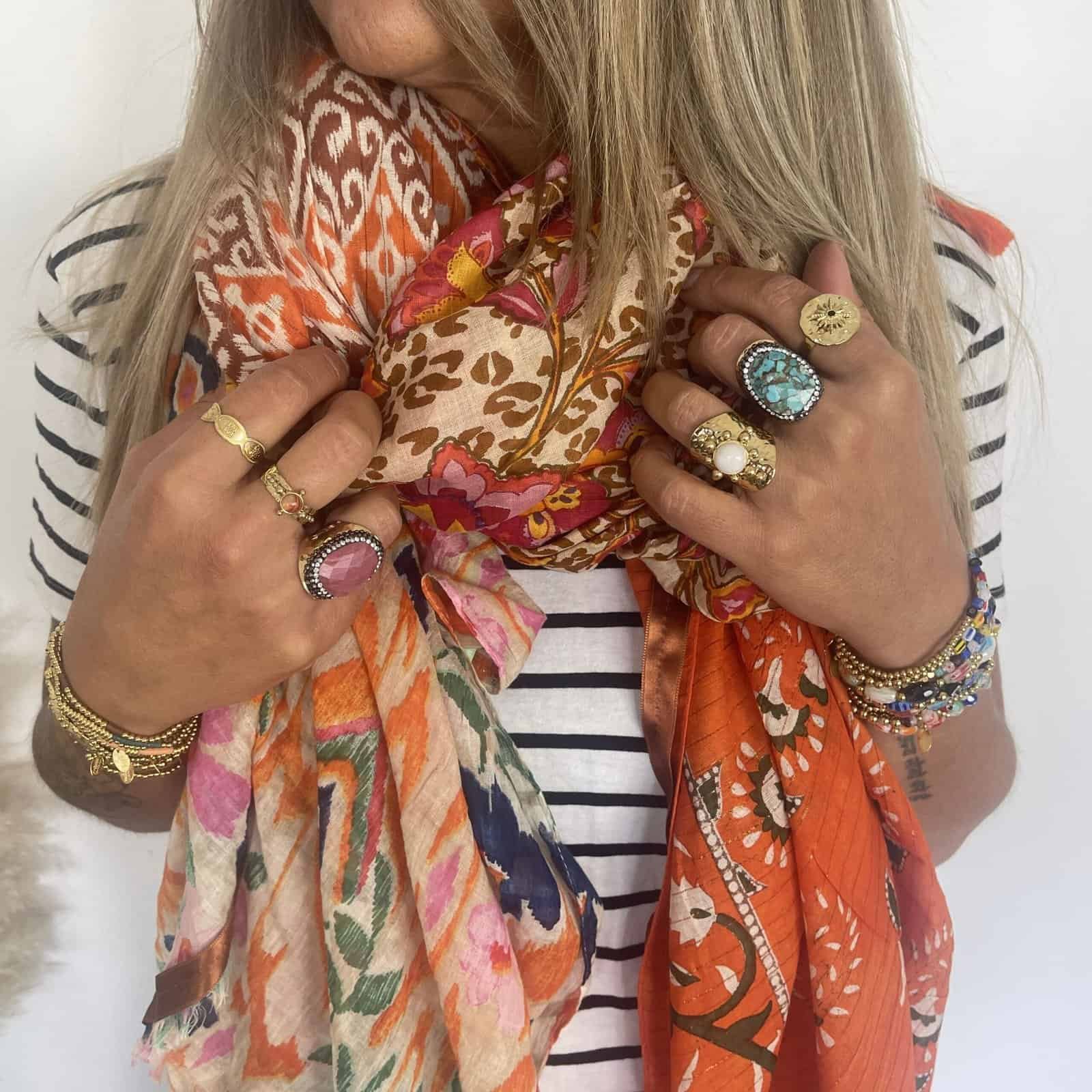 FOULARD OVERSIZE MULTICOLORE40