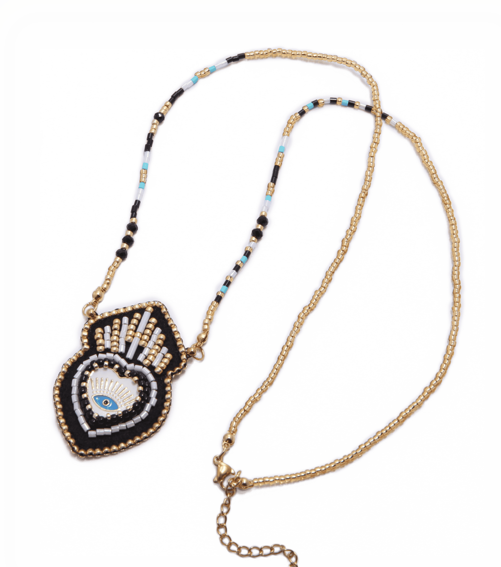 Sautoir Lisa 14. Noir