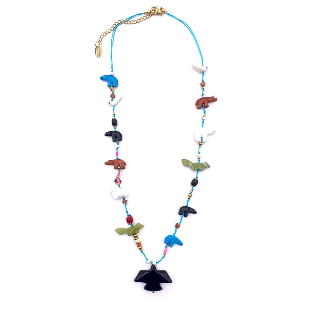 Collier Fétiches Multi Fil