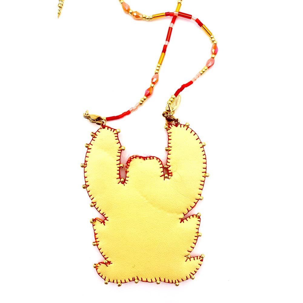 Sautoir Homard Perles Rouge (1)