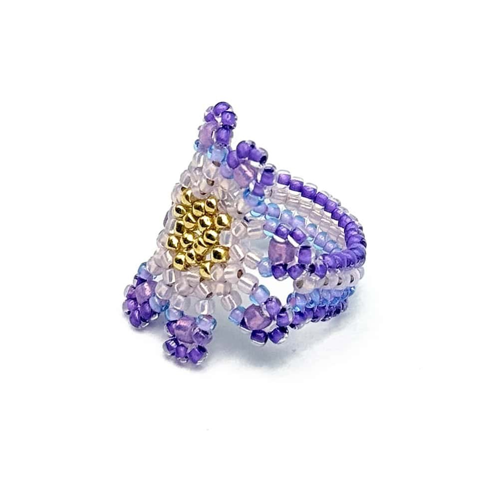 BAGUE ALOHA PARME JAUNE 1