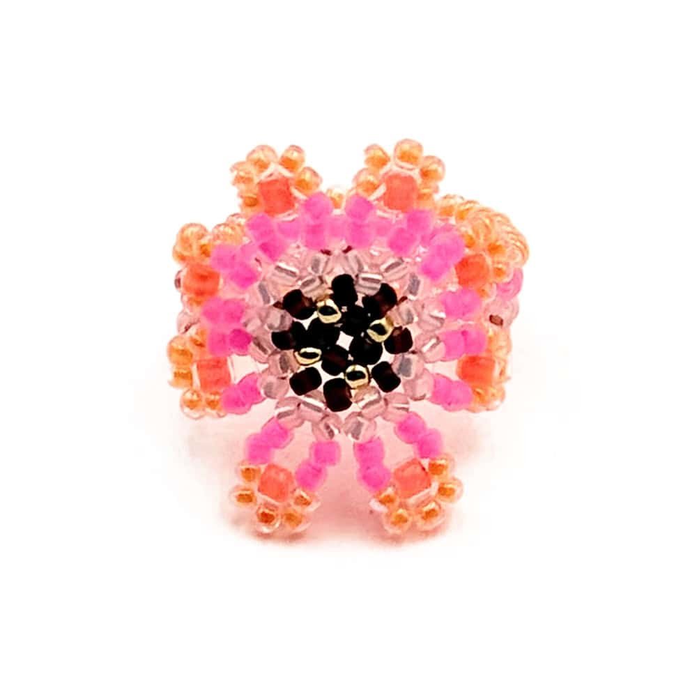BAGUE ALOHA ROSE ORANGE 1