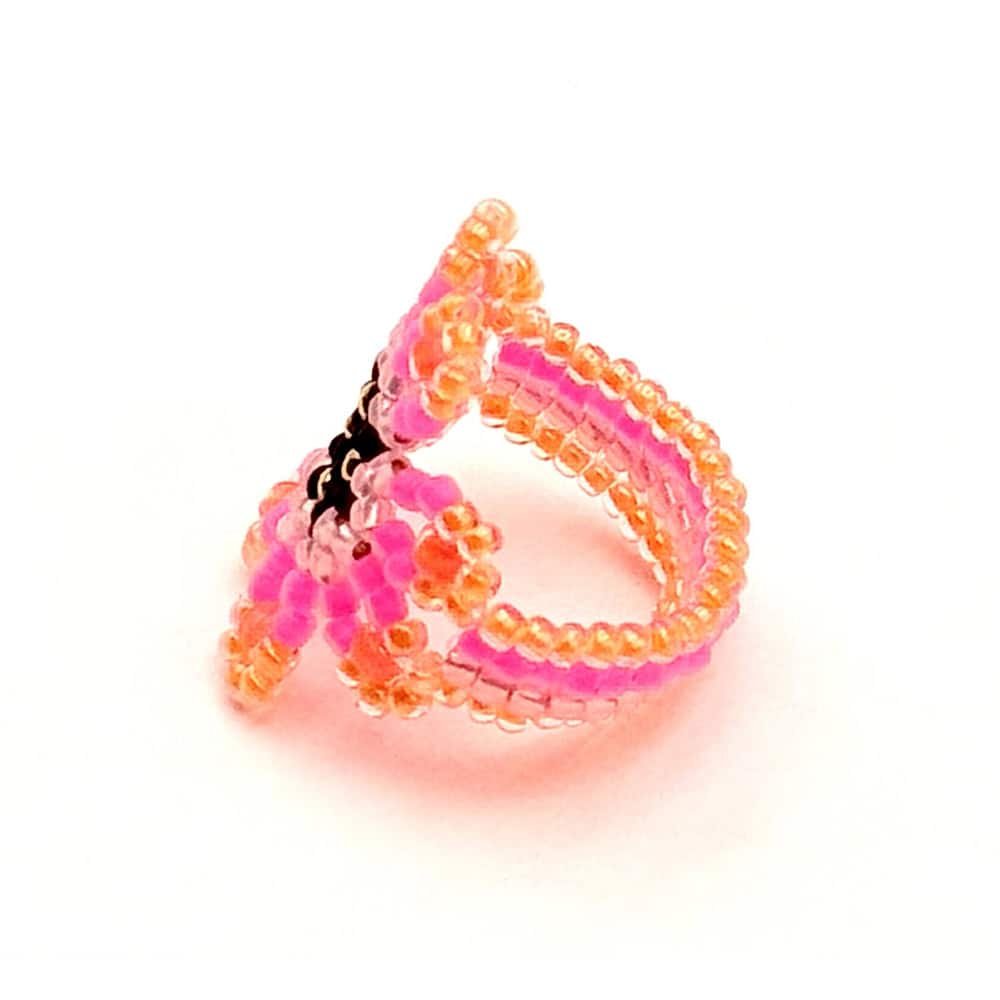 BAGUE ALOHA ROSE ORANGE 2