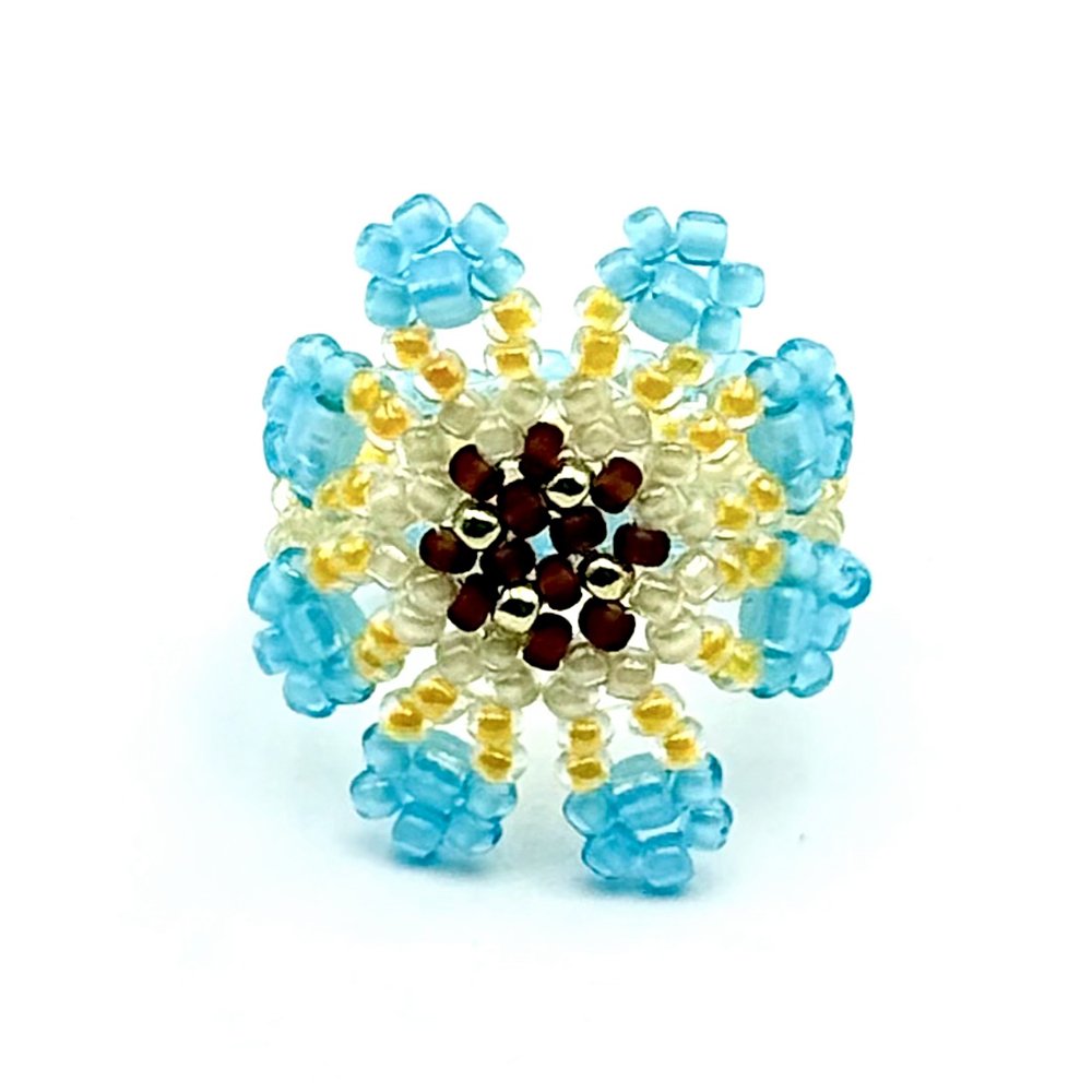 BAGUE ALOHA TURQUOISE MARRON