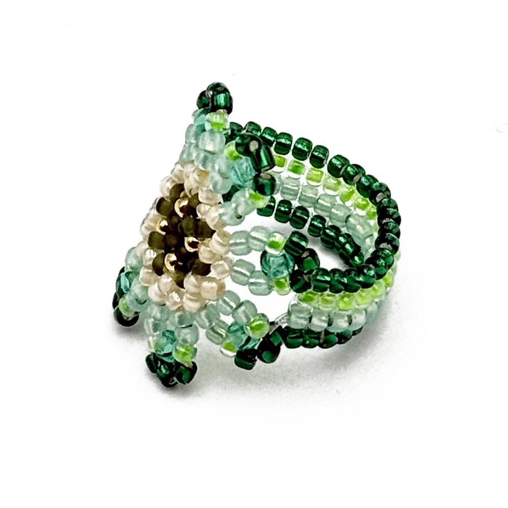 BAGUE ALOHA VERT 1