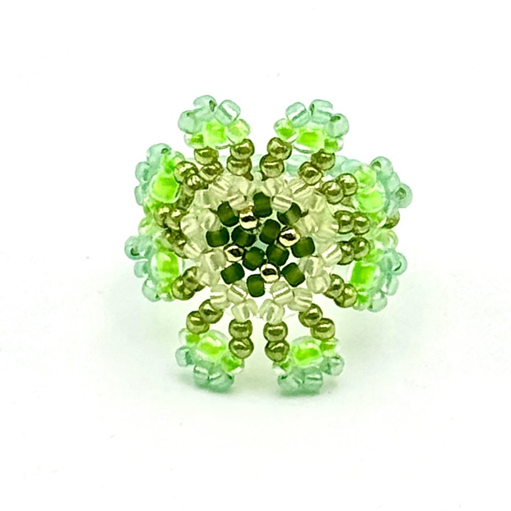 BAGUE ALOHA VERT D'EAU