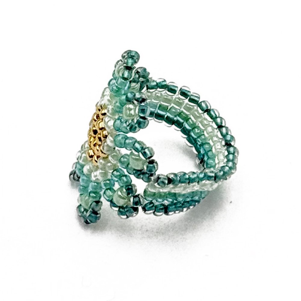 BAGUE ALOHA VERT FLUO 1