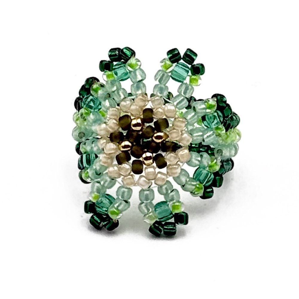 BAGUE ALOHA VERT