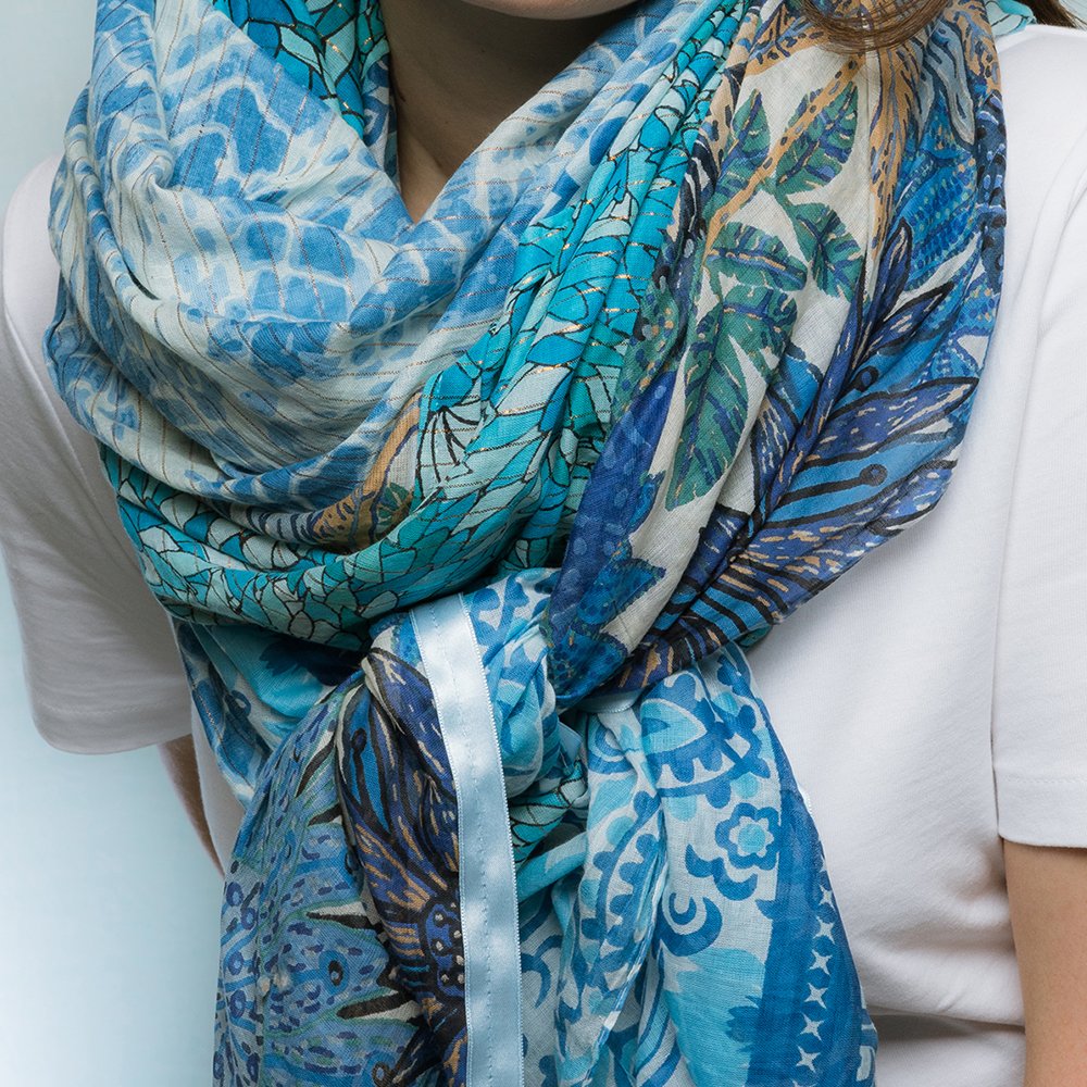 Foulard Blue 1