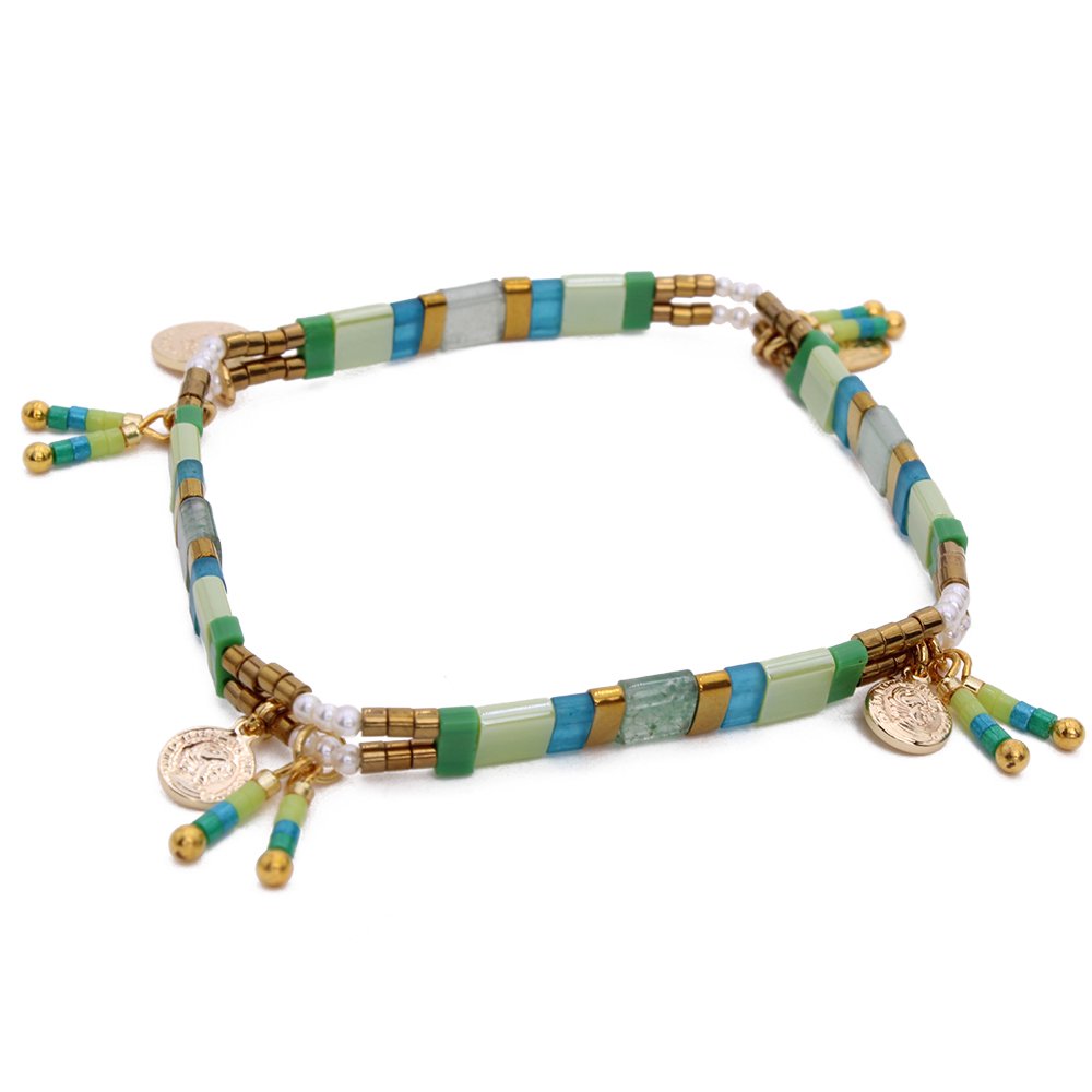Br Tila Cult scalato Turchese-Vert